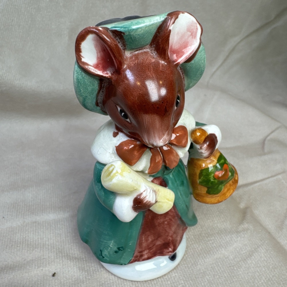 Schmid Country Cousins Mouse Mice 80's Vintage Decor knick knack Teacher Mama